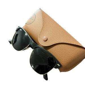 Ray-Ban Black Clubmaster Oversized Sunglasses